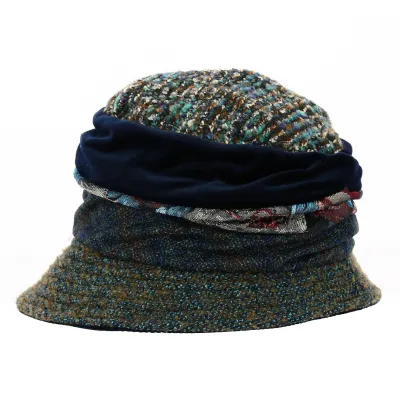 Bob Colorado Patchwork Coton - Marone Reference : 19140 | Chapellerie Traclet