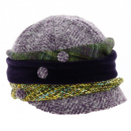 Therese Newsboy Cap - Brown