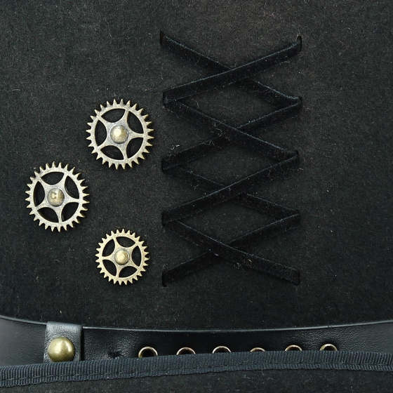 Velvet Arabesque Top Hat - Alfonso d'Este