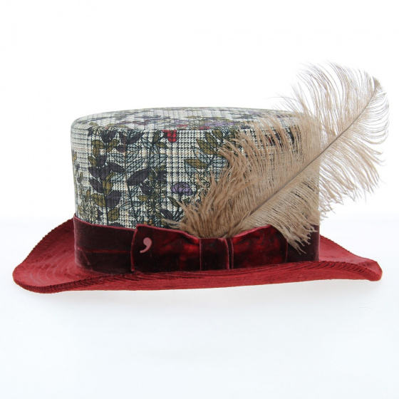 Velvet Arabesque Top Hat - Alfonso d'Este