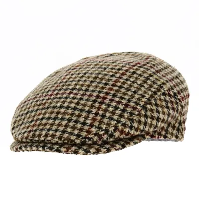 Casquette Anglaise Carreaux Laine - Alfonso d'este Reference : 19147 | Chapellerie Traclet