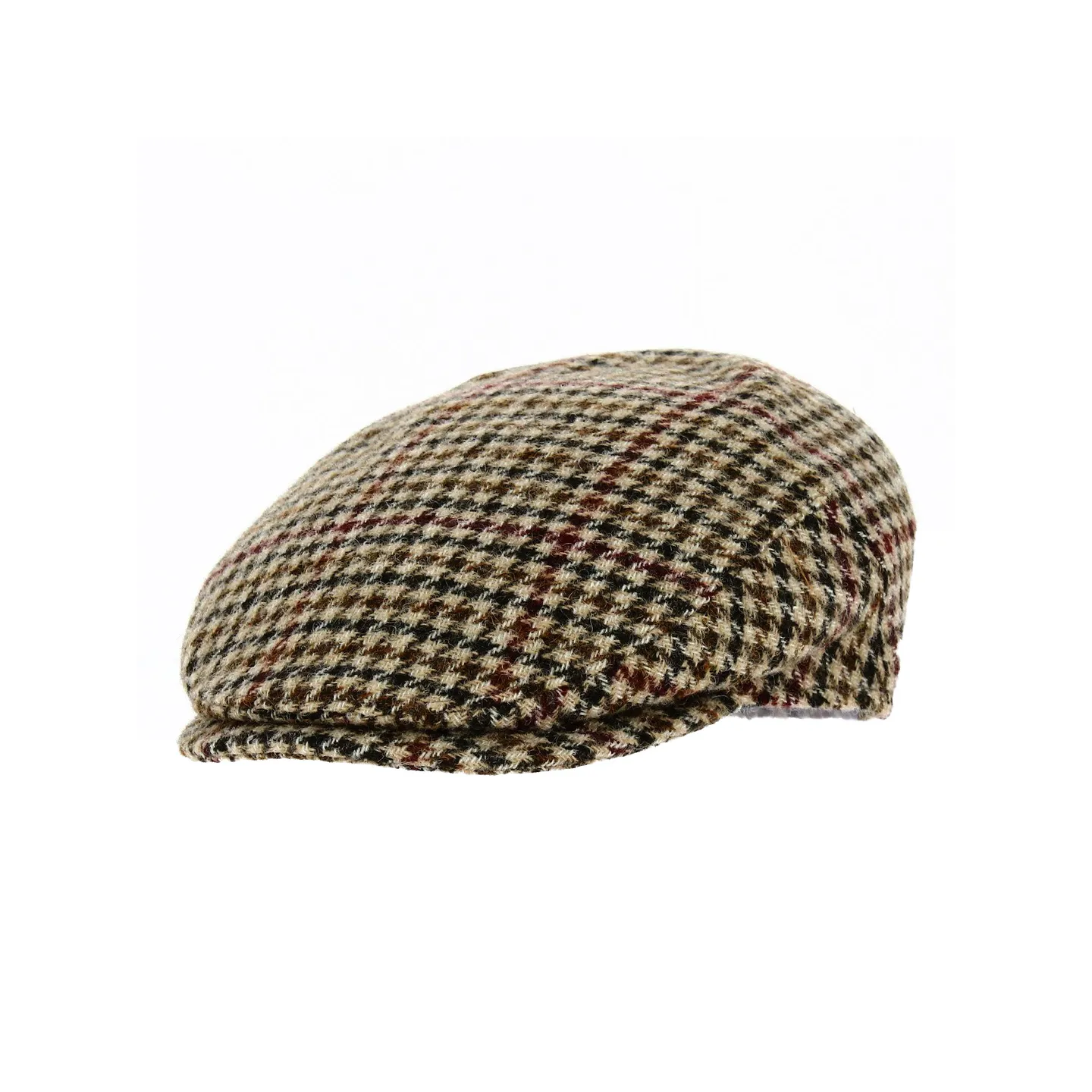 English Plaid Wool Cap - Alfonso d'este Reference: 19147 | Traclet Hat Shop
