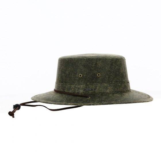 Brown Gilles Cotton Traveller Hat - Traclet