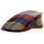 Checkered Flat Relax Cap Donegal Tweed Wool - City Sport