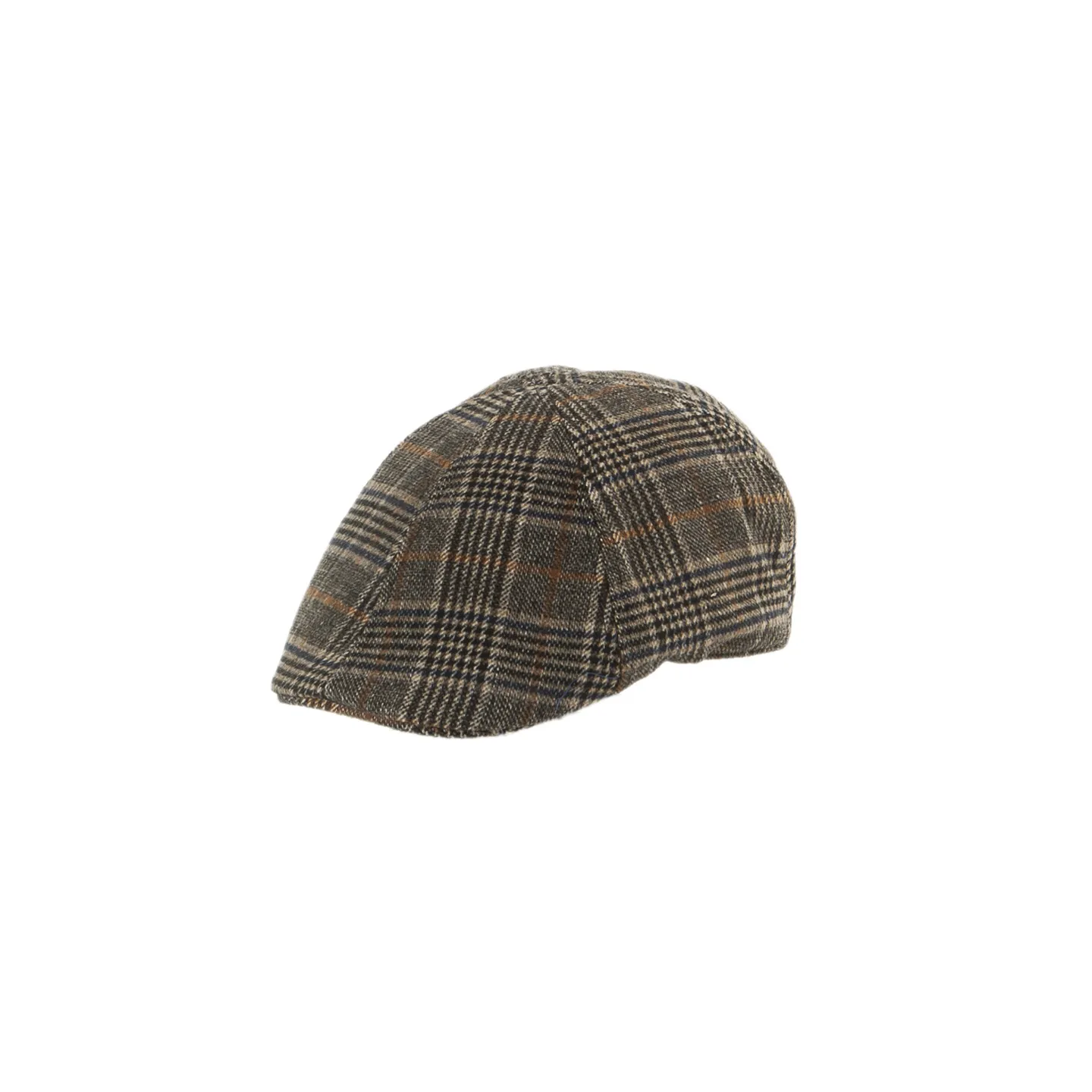 Casquette Bec de Canard Pied de poule Gris - Traclet Reference : 19153 | Chapellerie Traclet