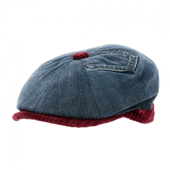 Hatteras Cap Renato Denim Cotton Blue - Traclet