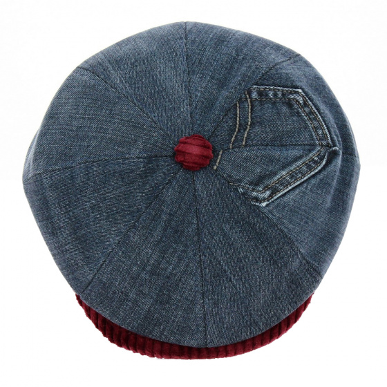 Casquette Hatteras Renato Jean Coton Bleu - Traclet