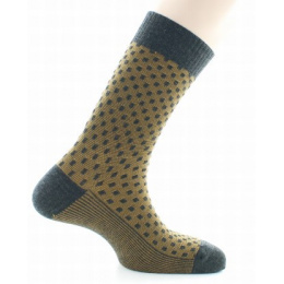 Fancy Wool Socks Without Elastic - Perrin