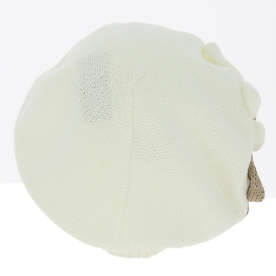 Leila Cotton Flower Beret - BeBeret