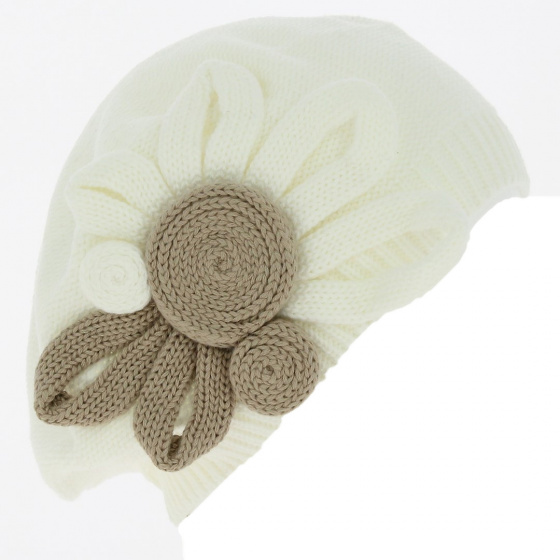 Leila Cotton Flower Beret - BeBeret