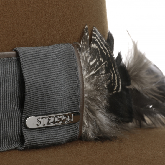 Chapeau Traveller Western Feutre Poil Marron - Stetson Chapeau Traveller Western Feutre Poil Marron - Stetson