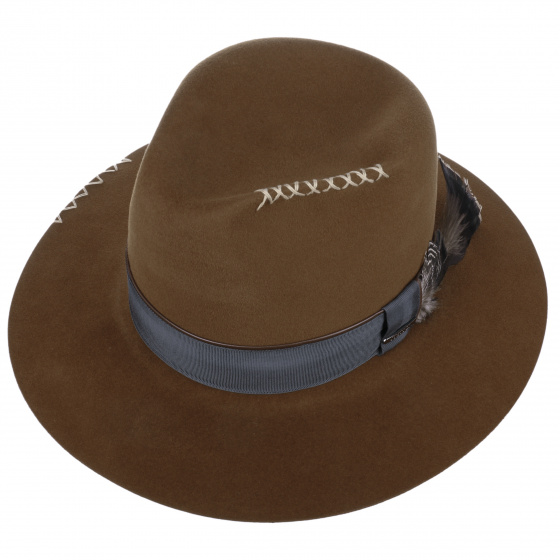 Brown Fur Felt Western Traveller Hat - Stetson