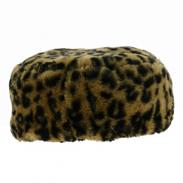 Courchevel Leopard Faux Fur Hat - Traclet