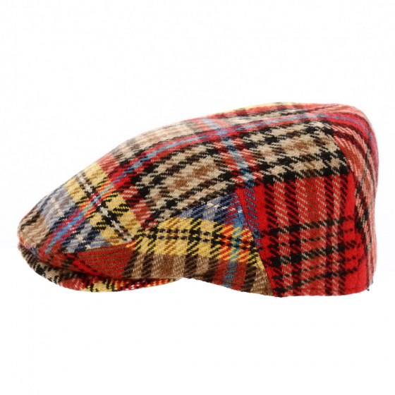 Justin Red Checkered Cap - Traclet