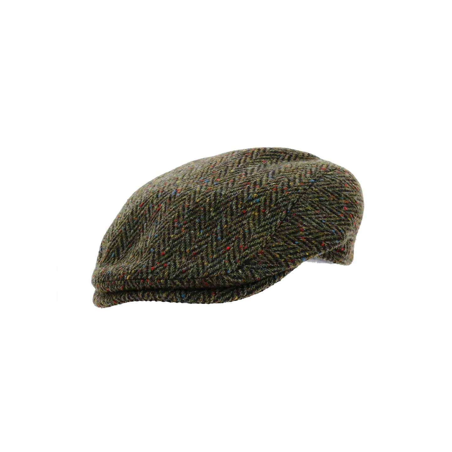 Casquette Plate Coventry Laine Chevrons Vert - Traclet Reference : 19178| Chapellerie Traclet