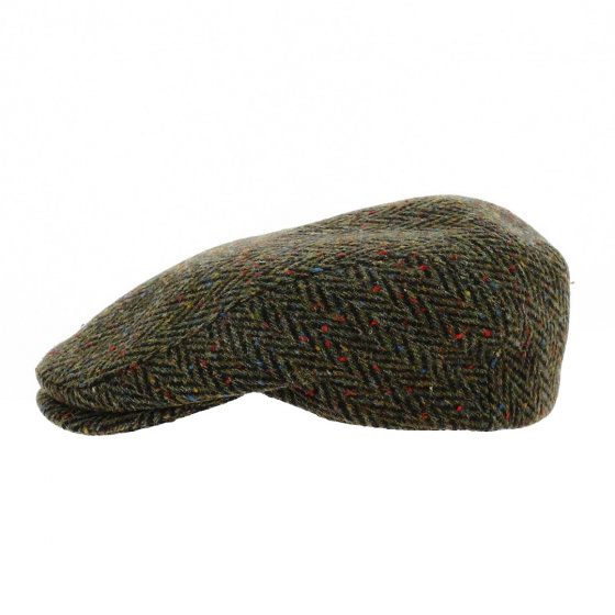 Coventry Wool Herringbone Flat Cap - Traclet