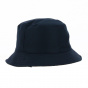 Reversible Bob Hat Clipper Wool Grey Check - Traclet