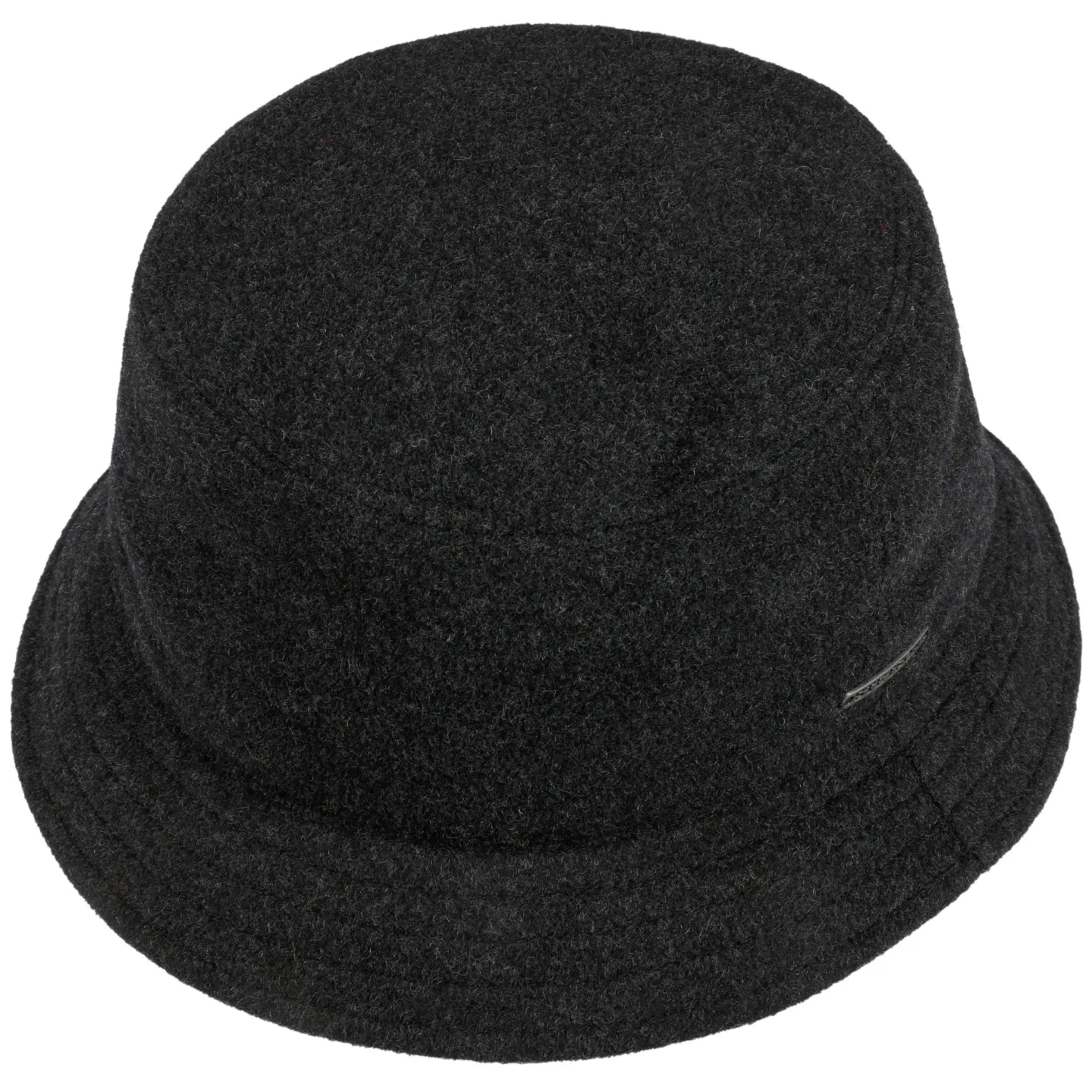 Chapeau Bob Laine & Cachemire Cache-Oreilles Anthracite - Stetson Reference : 19187 | Chapellerie Traclet