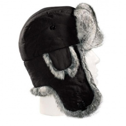 Fur Ushanka - Black Lapeer