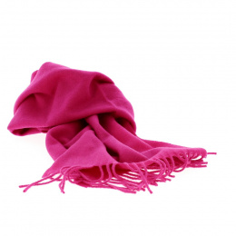 Pink wool scarf - Traclet