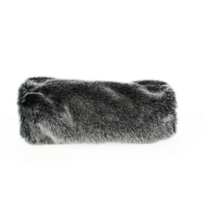 Manchon de Main Lucia Fausse Fourrure Gris- Traclet