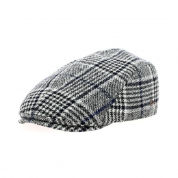 Gray Checkered Cap with Ear Flaps Jackson Gore-Tex - Gottmann