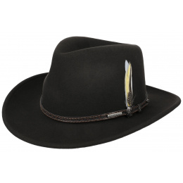 Western BUFFALO Vitafelt Brown Hat - Stetson