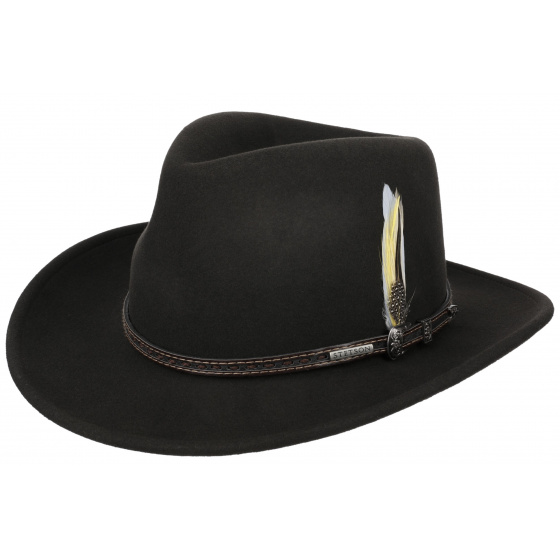 Western BUFFALO Vitafelt Brown Hat - Stetson