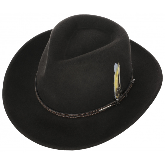 Western BUFFALO Vitafelt Brown Hat - Stetson