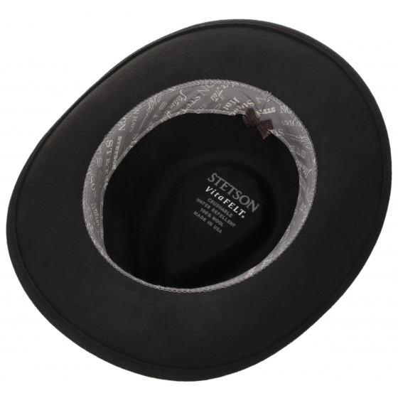 Chapeau Western BUFFALO Vitafelt Marron - Stetson Chapeau Western BUFFALO Vitafelt Marron - Stetson