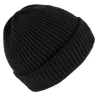 Bonnet Dunkerque Tricot Laine Noir - Traclet