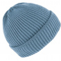 Dunkerque Sky Blue Wool Knit Beanie - Traclet