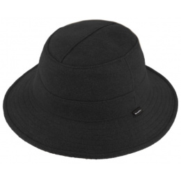 Yakoutie SympaTex® Wool Black Bucket Hat - Traclet