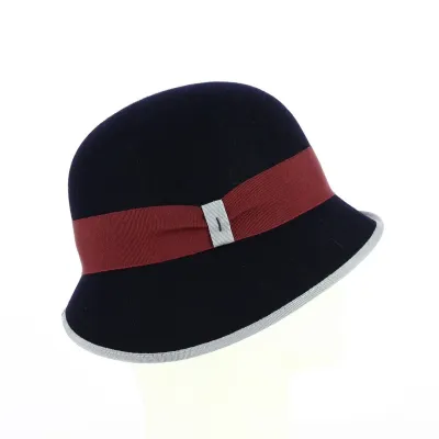 Melody Navy Cloche Hat - Traclet - Traclet Reference: 19239| Traclet Hatmakers