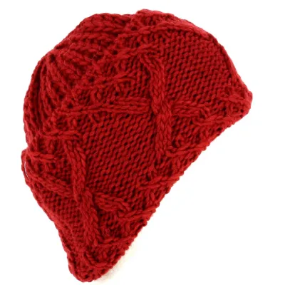 Florinda Wool & Alpaca Beanie Rust - Traclet Reference: 6308 | Traclet Hat Shop