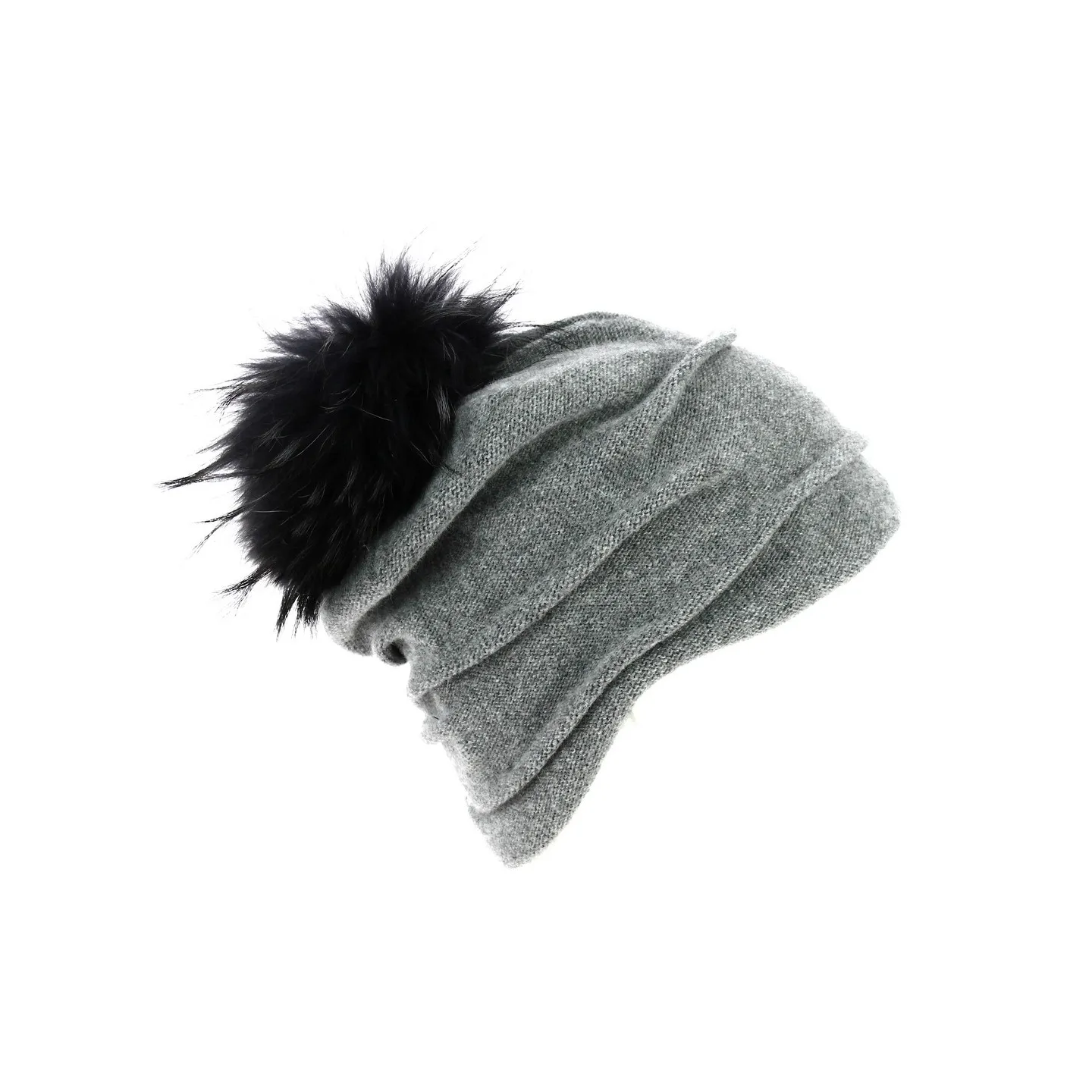 Bonnet Long Pompon Renard & Jersey- Traclet