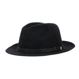 Tolosa Black Rabbit Felt Hat - Traclet