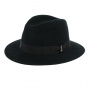 Perfect Traveller Hat in Black Wool Felt - Borsalino