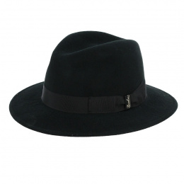 Chapeau borsalino parfait feutre laine noir