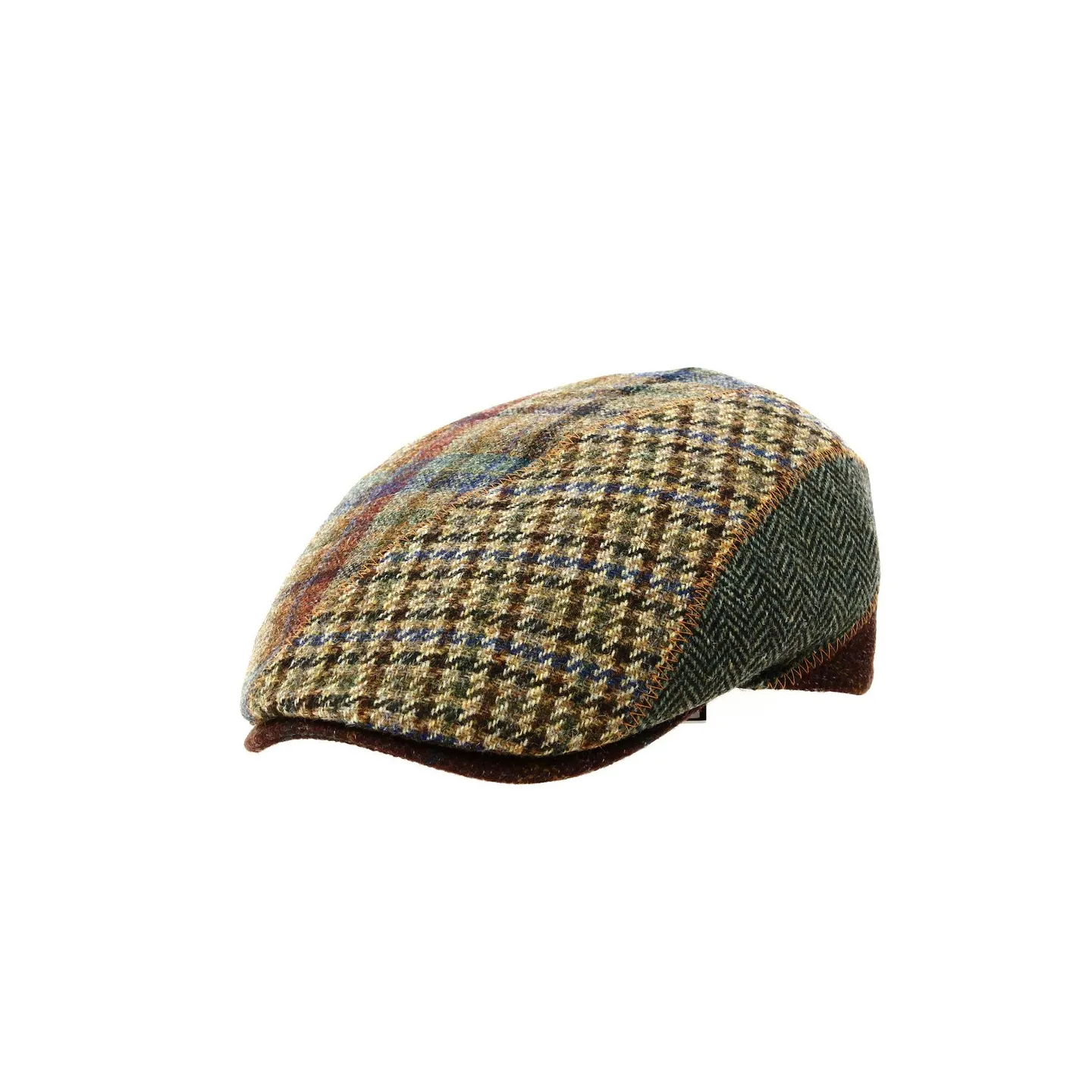Multicolor Wool Flat Cap - Traclet