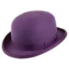 Chapeau Melon Feutre Laine Violet - Traclet