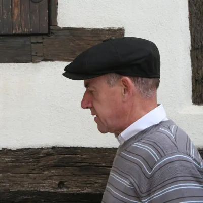 Bach leather cap
