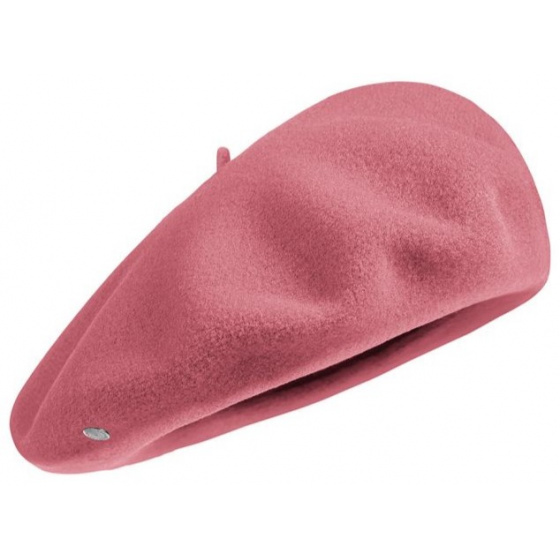 Authentic Beret Navy Pink Wool - Heritage by Laulhère