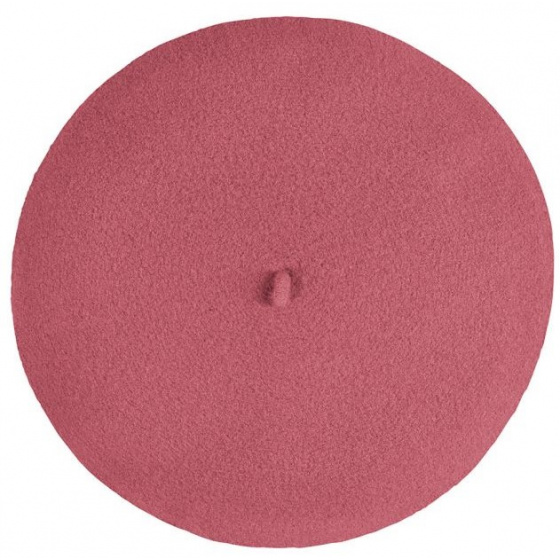Authentic Beret Navy Pink Wool - Heritage by Laulhère