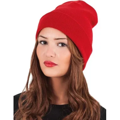 Bonnet Long Tutendo Acrylique Rouge - Traclet