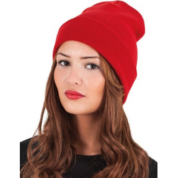 Bonnet Long Tutendo Acrylique Rouge - Traclet