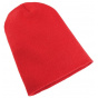 Red Acrylic Long Tutendo Beanie - Traclet