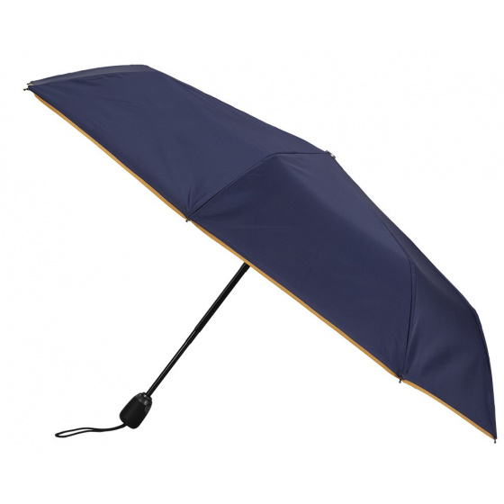 Parapluie Femme Marine Finition Moutarde - Piganiol