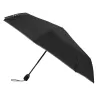 Parapluie Femme Opale Noir Finition Rayures - Piganiol