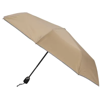 Women's Umbrella Opal Beige Striped Finish - Piganiol Reference: 19305| Traclet Hat Shop